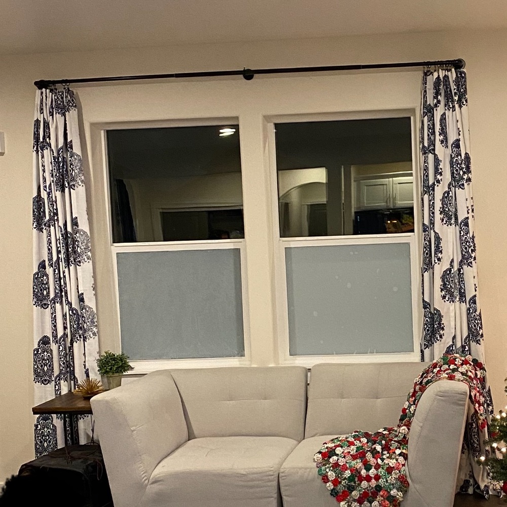 Patterned curtains